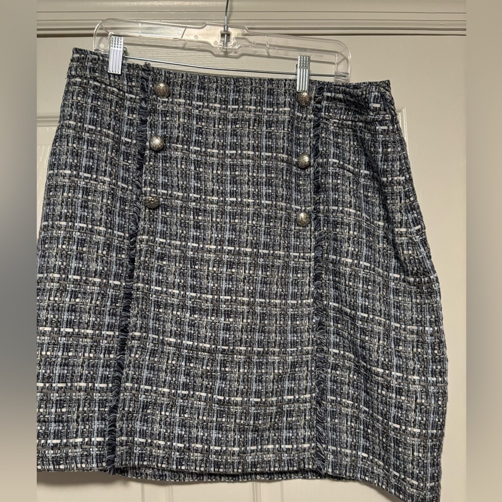 NWT Talbots Americana Tweed A- Line Skirt - Picture 7 of 10
